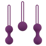Maxbell Silicone Kegel Ben Wa Ball Muscle Pelvic Floor Trainer Vaginal Massager Purple