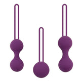 Maxbell Silicone Kegel Ben Wa Ball Muscle Pelvic Floor Trainer Vaginal Massager Purple