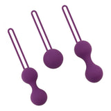 Maxbell Silicone Kegel Ben Wa Ball Muscle Pelvic Floor Trainer Vaginal Massager Purple