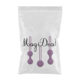 Maxbell Silicone Kegel Ben Wa Ball Muscle Pelvic Floor Trainer Vaginal Massager Purple