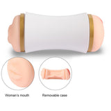 Max Maxb Dual Ends Male Electric Aircraft Cup Realistic Vagina Oral Suction Massager 01