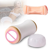 Max Maxb Dual Ends Male Electric Aircraft Cup Realistic Vagina Oral Suction Massager 01