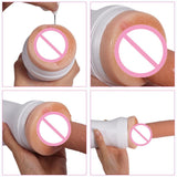 Maxbell Male Manual Aircraft Cup Silicone 4D Simulation Vagina Pocket Pussy Massager