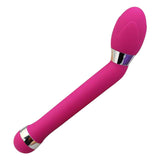 Maxbell Female Curved Angled G spot Vibrator Waterproof Multi Speed Massager Rose Red