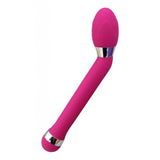 Maxbell Female Curved Angled G spot Vibrator Waterproof Multi Speed Massager Rose Red