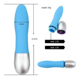 Maxbell Waterproof Vibration Massage Stick Female Masturbation Vagina Vibrator Blue