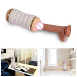 Maxbell Dual Ends Male Electric Aircraft Cup Realistic Vagina Oral Suction Massager 02