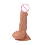 Maxbell Silicone Realistic Male Penis w/Suction Cup Female Sex Toy Waterproof 19.5cm