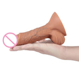 Maxbell Silicone Realistic Male Penis w/Suction Cup Female Sex Toy Waterproof 19.5cm