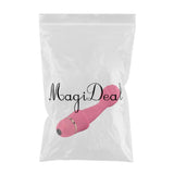Maxbell Waterproof Low Noise Female Vaginal Vibrator Electric Massager Stick Pink
