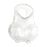 Maxbell Penis Rings Chastity Cage Delay Sleeve Reusable Scrotum Case Restraint Clear