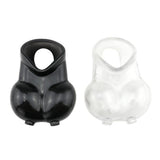 Maxbell Penis Rings Chastity Cage Delay Sleeve Reusable Scrotum Case Restraint Clear