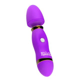 Maxbell Portable 12 speeds Female Personal Wand Couple Massager Vibrator Purple