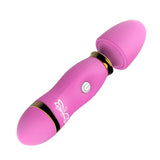 Maxbell Portable 12 speeds Female Personal Wand Couple Massager Vibrator Pink