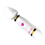 Maxbell Portable 12 speeds Female Personal Wand Couple Massager Vibrator White