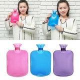 Maxbell 1000ml PVC Leakproof Cold Hot Water Bottle Bag Pouch with Cover Rose Red 02