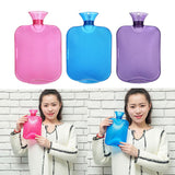 Maxbell 1000ml PVC Leakproof Cold Hot Water Bottle Bag Pouch with Cover Rose Red 02