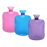 Maxbell 1000ml PVC Leakproof Cold Hot Water Bottle Bag Pouch with Cover Rose Red 02