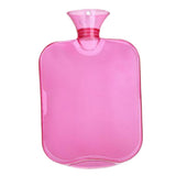 Maxbell 1000ml PVC Leakproof Cold Hot Water Bottle Bag Pouch with Cover Rose Red 02