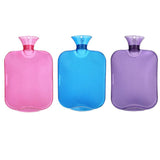 Maxbell 1000ml PVC Leakproof Cold Hot Water Bottle Bag Pouch with Cover Rose Red 02