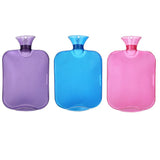 Maxbell 1000ml PVC Leakproof Cold Hot Water Bottle Bag Pouch with Cover Rose Red 02