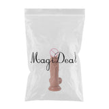 Maxbell Bendable Realsitic Male Penis Female G-spot Anal Massager with Suction Cup