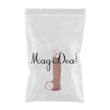 Maxbell Bendable Realsitic Male Penis Women G-spot Anal Massager w/Suction Cup 24cm