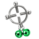 Maxbell Stainless Steel Adjustable Nipple Clamp Metal Breast Clip Sex Toy Green