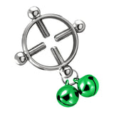Maxbell Stainless Steel Adjustable Nipple Clamp Metal Breast Clip Sex Toy Green