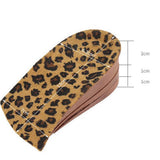 Maxbell PVC Height Increase Insoles Elevator Taller Shoes Inserts For Men Women Black