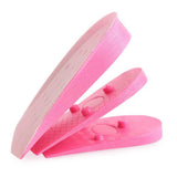 Maxbell PVC Height Increase Insoles Elevator Taller Shoes Inserts For Men Women Pink