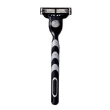 Maxbell Manual Beard Shaver Razors Hair Shaving Trimmer + 12 Pcs 3 Layer Blade Heads