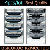 Maxbell Manual Beard Shaver Razors Hair Shaving Trimmer + 12 Pcs 3 Layer Blade Heads