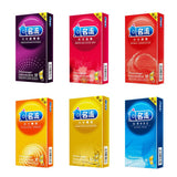 Maxbell 10Pcs Man Latex Condoms Sensitive Ribbed Dotted G-spot Lubricated Condoms 01