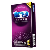 Maxbell 10Pcs Man Latex Condoms Sensitive Ribbed Dotted G-spot Lubricated Condoms 01