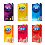 Maxbell 10Pcs Man Latex Condoms Sensitive Ribbed Dotted G-spot Lubricated Condoms 01