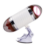 Maxbell Male Masturbation Cup Realistic Oral & Vagina Double Heads Exerciser White