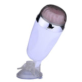 Maxbell Male Masturbator Realistic Anal Masturbation Cup+Rotatable Holder Base White