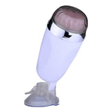 Maxbell Male Masturbator Realistic Anal Masturbation Cup+Rotatable Holder Base White