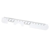 Maxbell Stainless steel PD Ruler Pupil Distance Meter Eye Ophthalmic Tool White