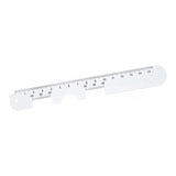 Maxbell Stainless steel PD Ruler Pupil Distance Meter Eye Ophthalmic Tool White