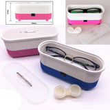 Maxbell Portable Cleansing Machine Optical Glasses Contact Lens Cleaner Tool Blue