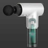 Maxbell 4 Head/Speed Massage Gun Deep Tissue Massager Muscle Relaxing Machine Silver