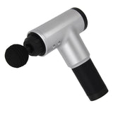 Maxbell 4 Head/Speed Massage Gun Deep Tissue Massager Muscle Relaxing Machine Silver