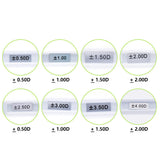 Maxbell +/- 0.50 to +/- 4.00 Optical Plastic Flip Lens Instrument White ±250