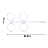 Maxbell +/- 0.50 to +/- 4.00 Optical Plastic Flip Lens Instrument White ±400
