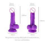 Maxbell Bendable Realsitic Male Simulation Penis Female G-spot Anal Plug Massager