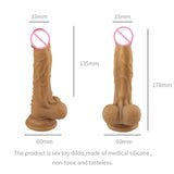 Maxbell Bendable Realsitic Male Simulation Penis Female G-spot Anal Plug Massager