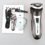 Maxbell Men's Rechargeable Three Heads Floating Head Electric Razors Beard Trimmer