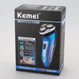 Maxbell Men's Rechargeable Three Heads Floating Head Electric Razors Beard Trimmer